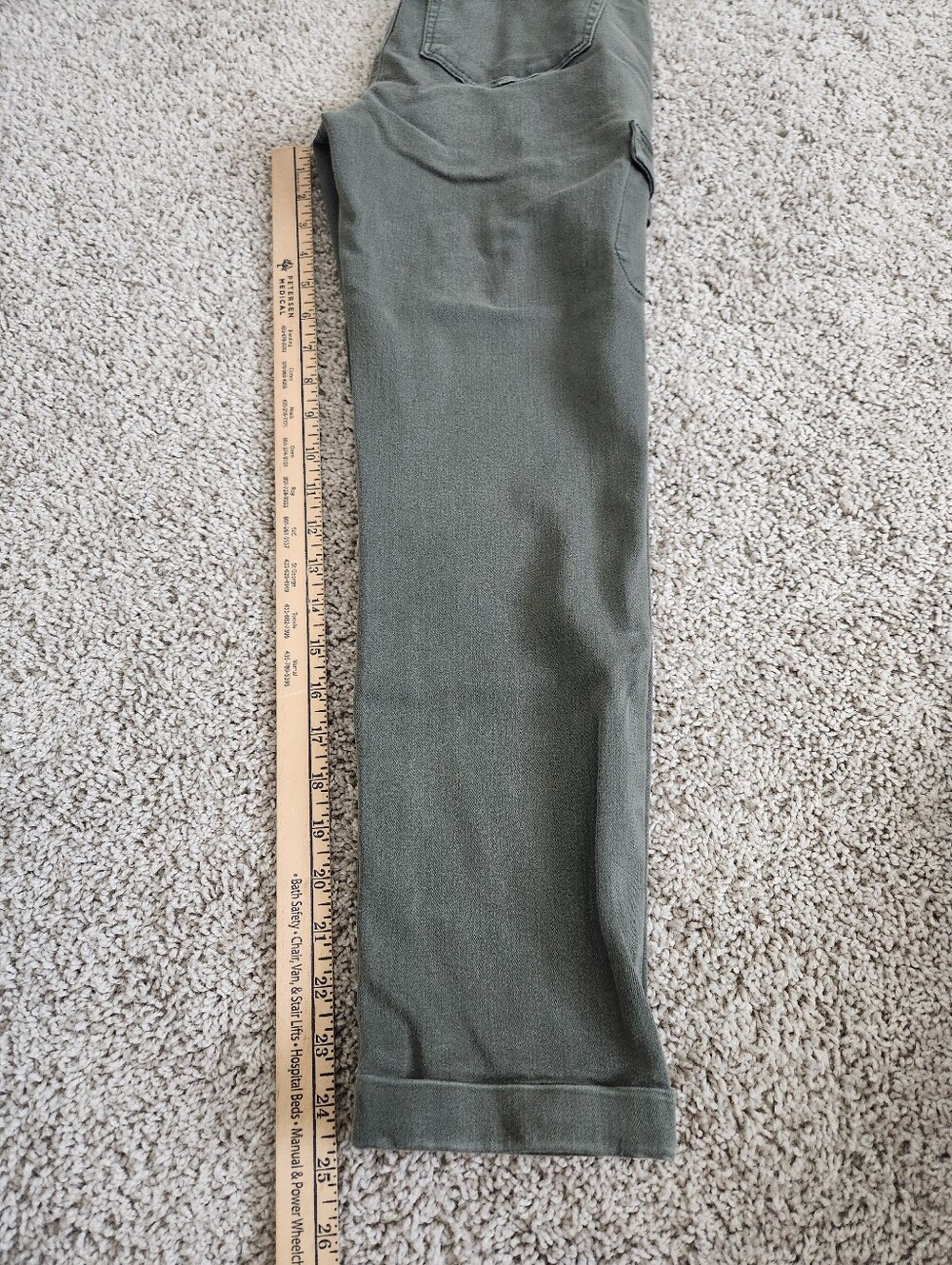 Paige Christy Cargo Pants Size 25 - Picture 8 of 8